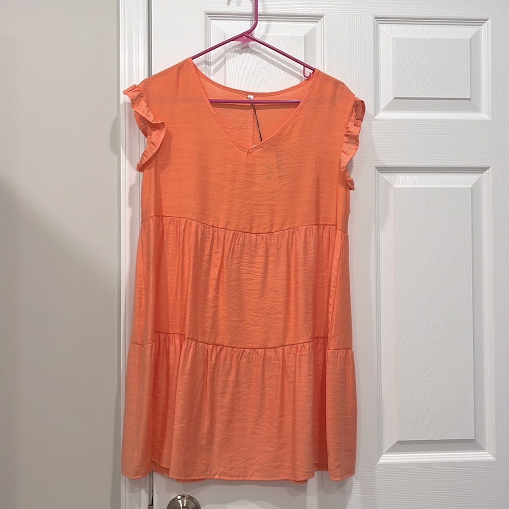 Dress with Short Sleeves